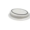 Assiette ronde avec rebord