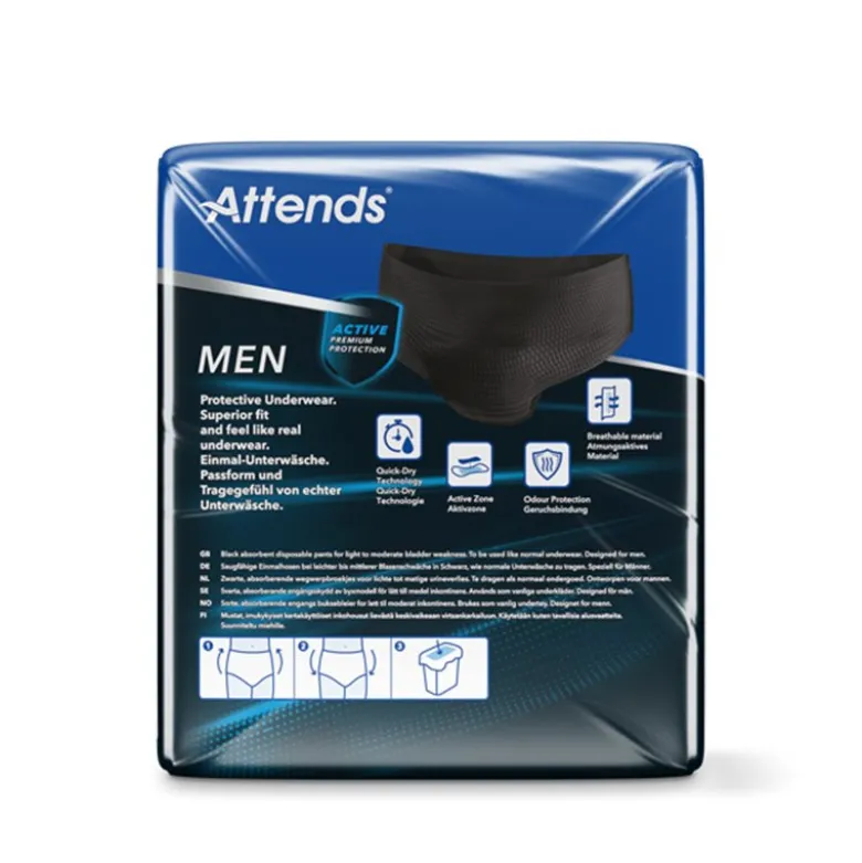 Attends Men protective underwear 3M