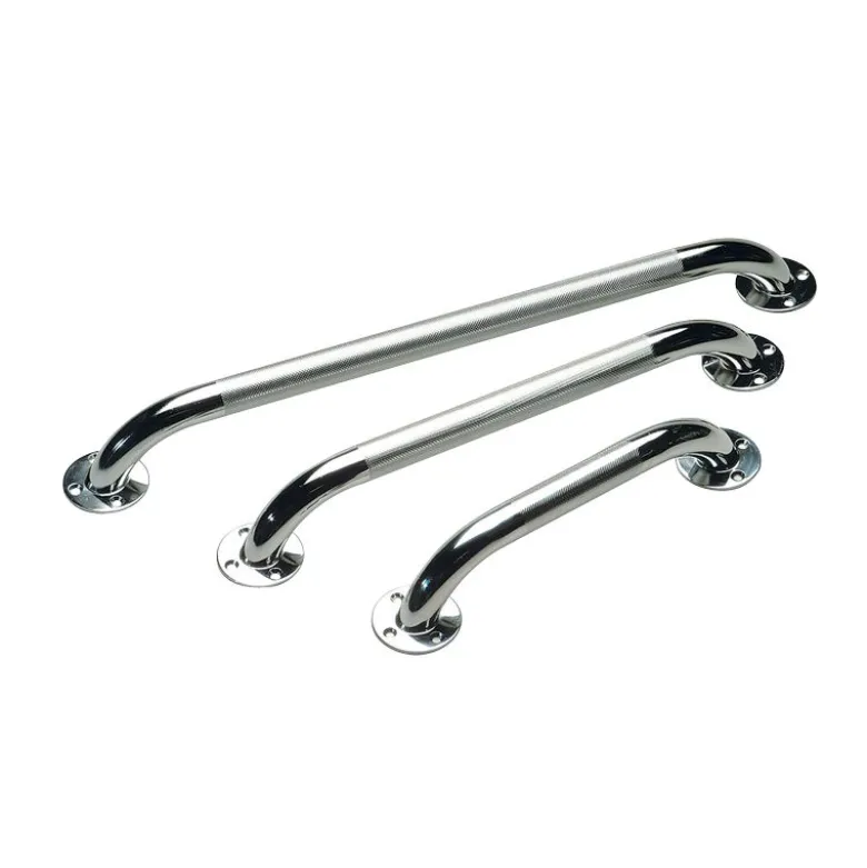 Barre d'appui acier chromé 60cm