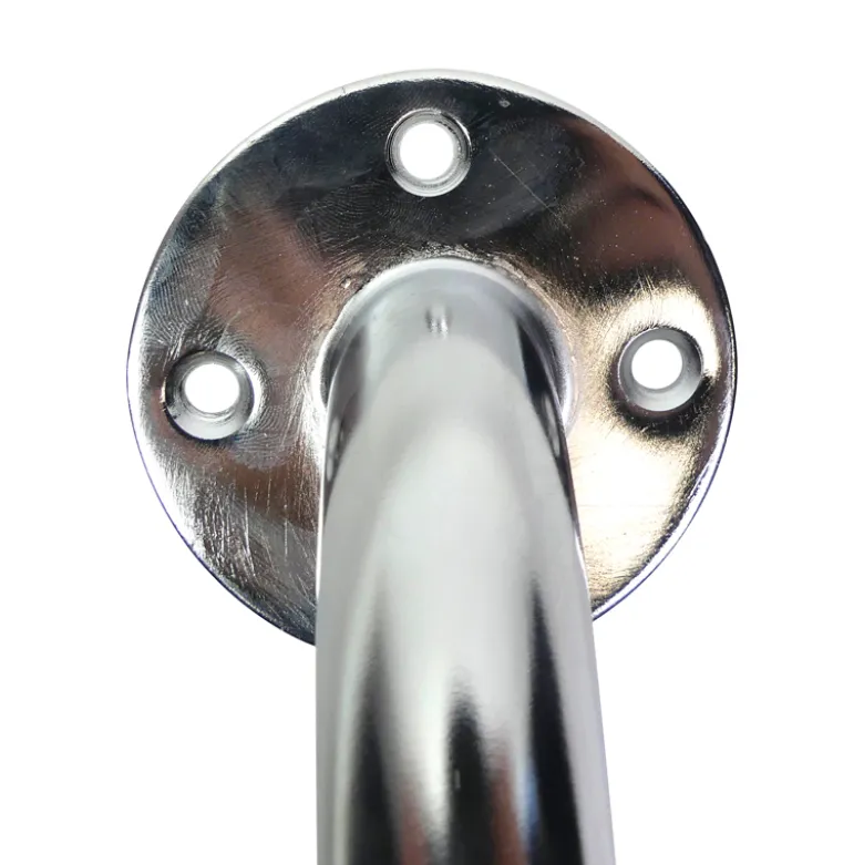 Barre d'appui acier chromé 60cm