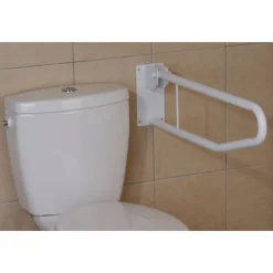 Barre d'appui WC Levon escamotable