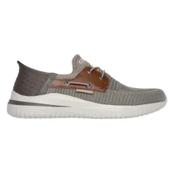 Basket Skechers Slip-ins Delson Homme Taupe