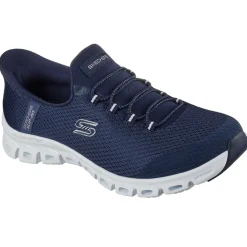 Basket Skechers Slip-ins Glide Step Femme Bleu marine