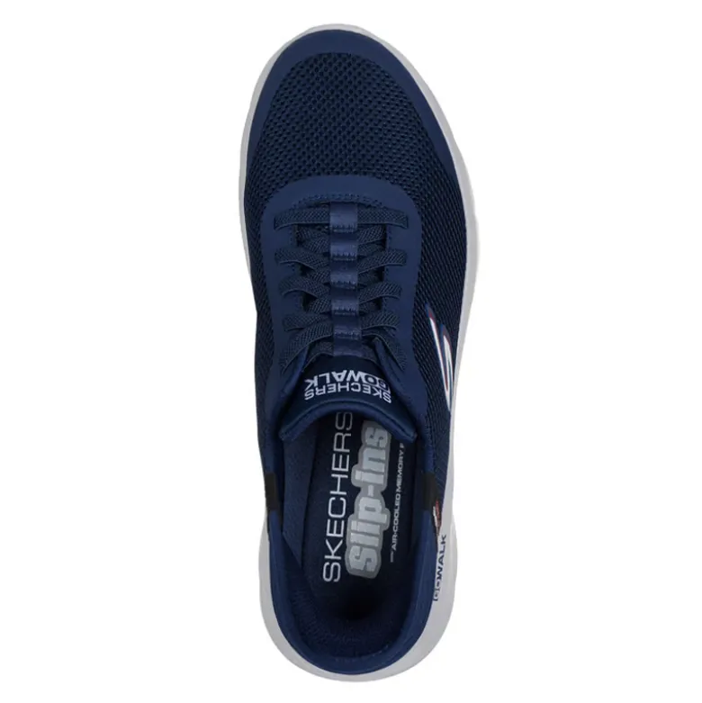 Basket Skechers Slip-ins Go Walk Flex Homme Bleu Marine