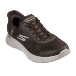 Basket Skechers slips-ins Smooth Motion marron Homme