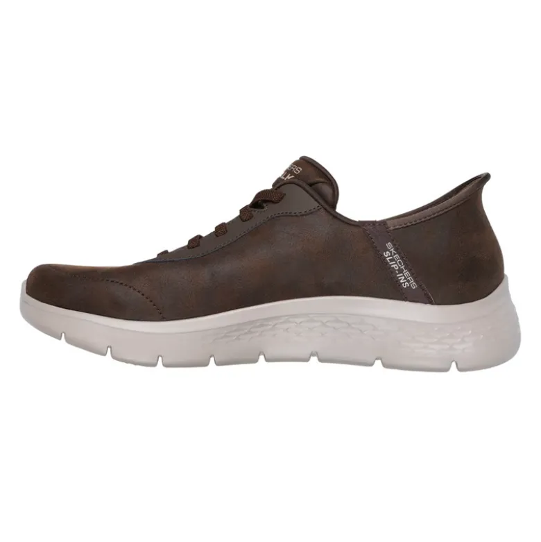 Basket Skechers slips-ins Smooth Motion marron Homme
