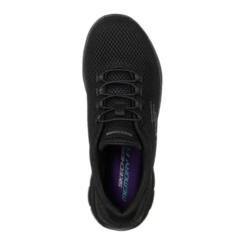 Basket Skechers Summits Femme Noire