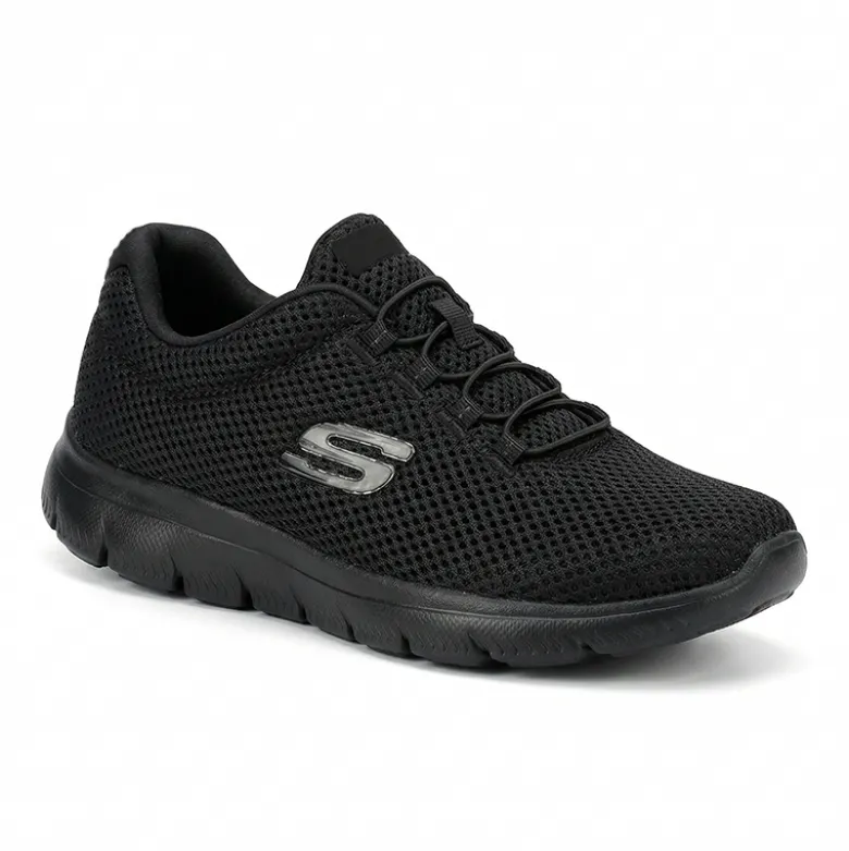 Basket Skechers Summits Femme Noire