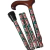 Canne fantaisie pliante Derby Cashmere