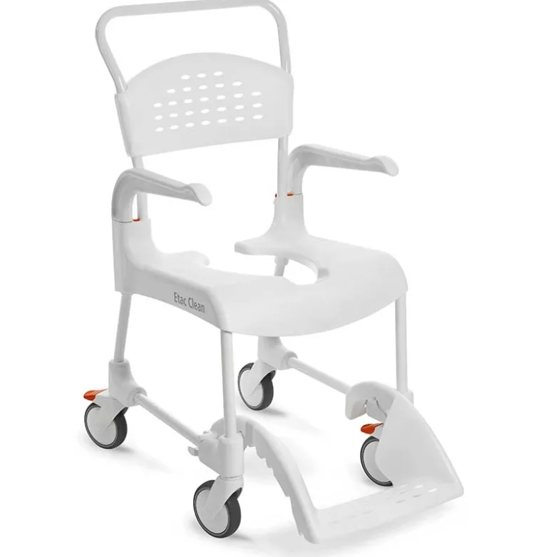 Chaise de douche garde robe à roulettes