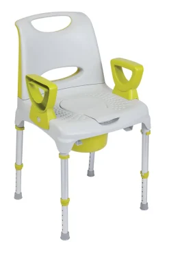 Chaise de douche percée