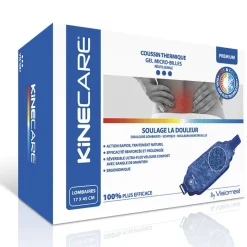 Compresse thermique lombaires au gel microbilles Kinecare