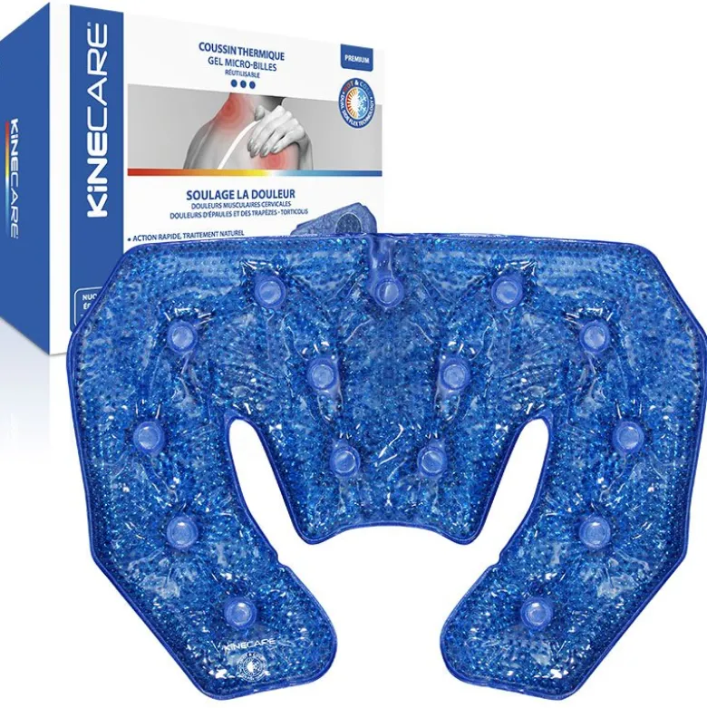 Compresse thermique nuque et épaules au gel microbilles Kinecare