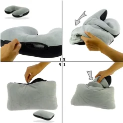 Coussin / Tour de cou 2 en 1 en microbilles