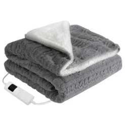 Couverture chauffante ultra douce 157 x 127 cm