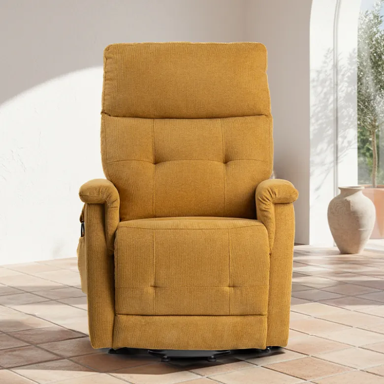 Fauteuil releveur Le Confort 3 fonctions moutarde
