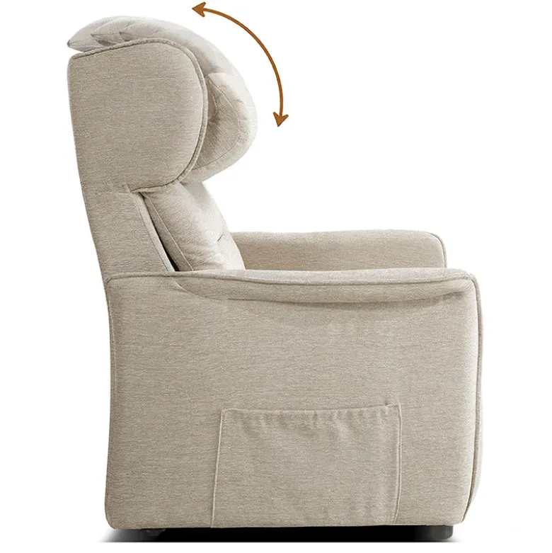 Fauteuil Releveur Le Portofino 4 fonctions Marron Aquaclean