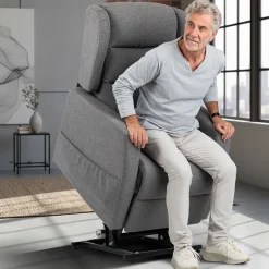 Fauteuil releveur Le Premium Ultra 4 fonctions gris