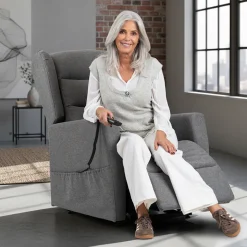 Fauteuil releveur Le Premium Ultra 4 fonctions gris