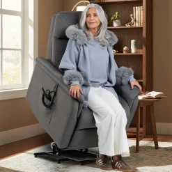 Fauteuil releveur Le Premium 3 fonctions Anthracite