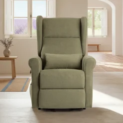 Fauteuil reveleur cosy chauffant 3 fonctions vert olive