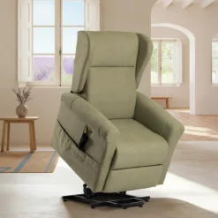 Fauteuil reveleur cosy chauffant 3 fonctions vert olive