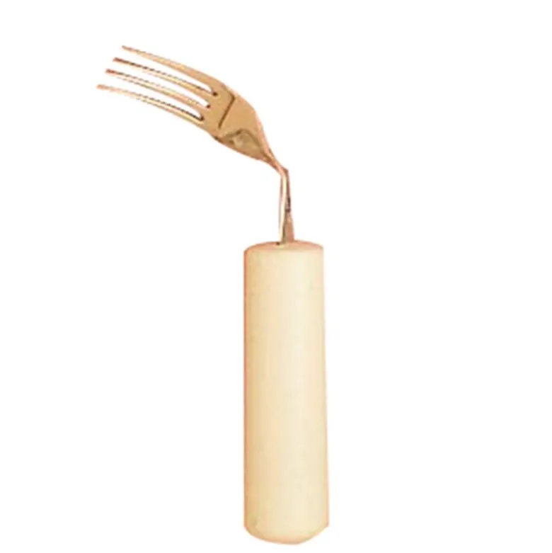 Fourchette coudée pour droitier