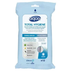 Gants de toilette humidifiés Cleanis Aqua
