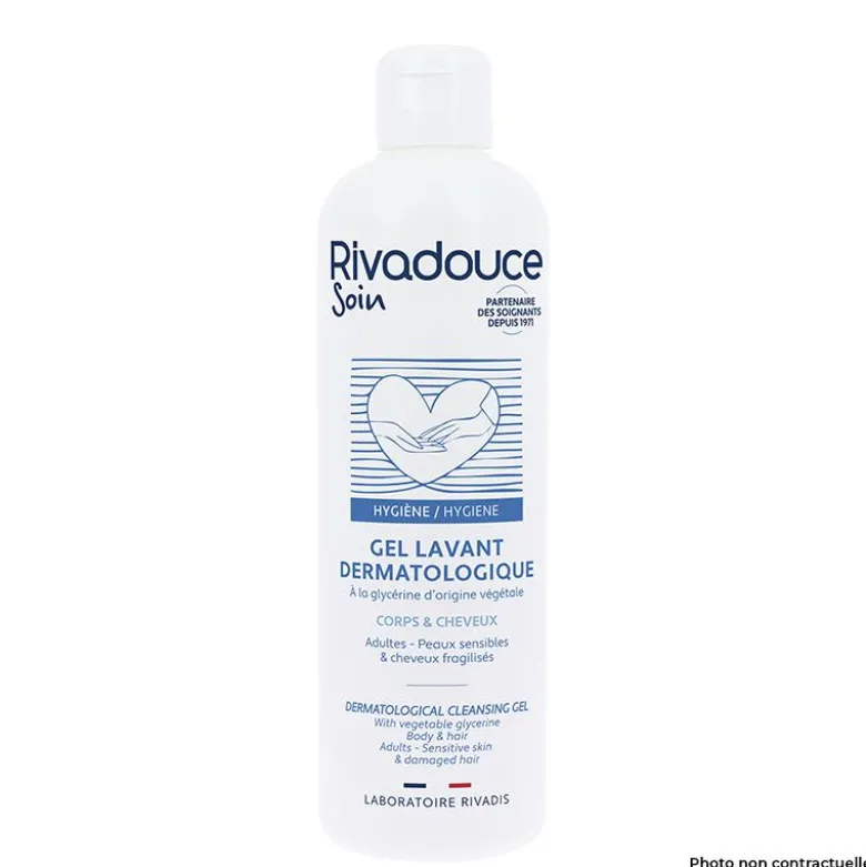 Gel lavant dermatologique corps et cheveux Rivadouce