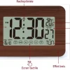 Horloge grands chiffres Wood and Touch