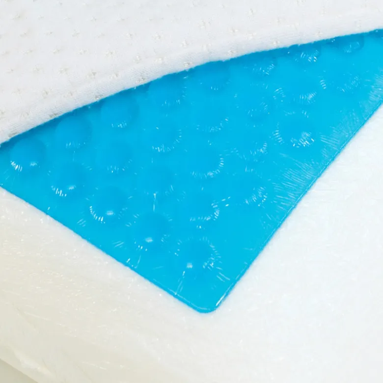 Oreiller en mousse à mémoire de forme avec gel rafraîchissant