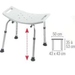 Pacific - Tabouret de douche