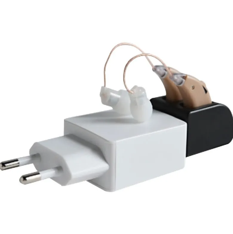 Paire d'amplificateurs rechargeable