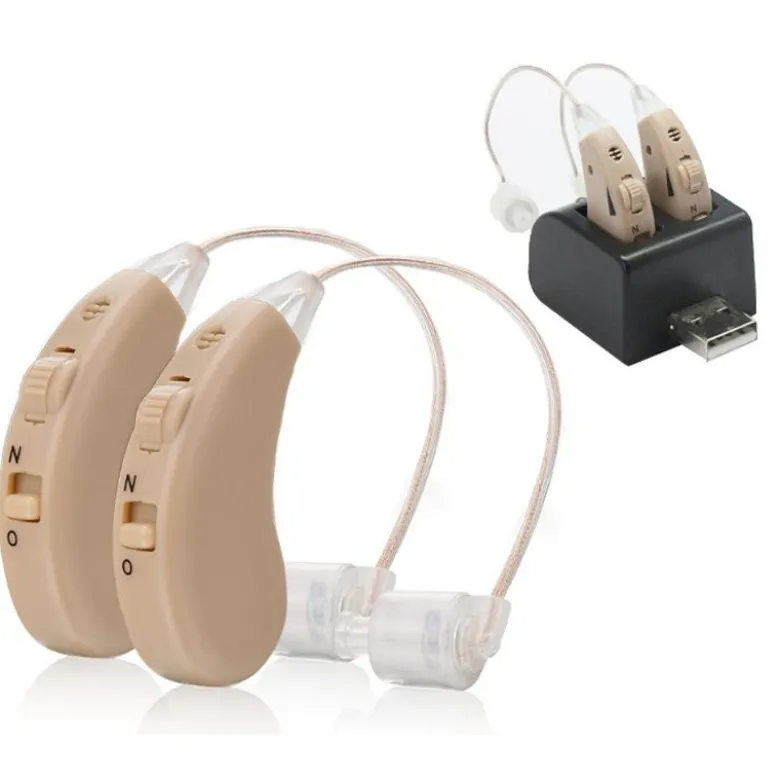 Paire d'amplificateurs rechargeable