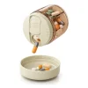 PILULIER DE POCHE ROND 4 COMPART BEIGE