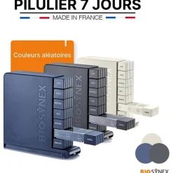 Pilulier grande contenance 7 jours
