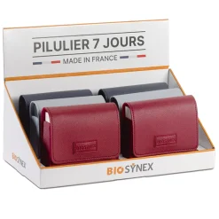Pilulier voyage grande contenance 7 jours