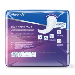 Protection féminine - Attends Lady Night Pad 6