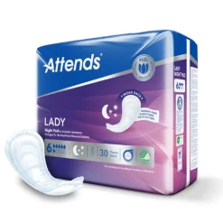 Protection féminine - Attends Lady Night Pad 6