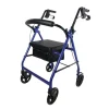 Rollator 4 roues Aluminium