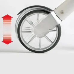 Rollator 4 roues Let's go out beige Mobio