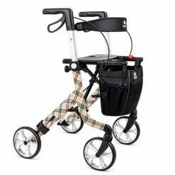 Rollator Space LX Art checkmatte Taille L 62 cm