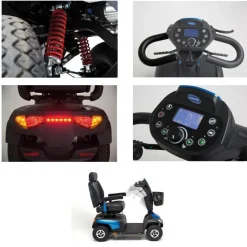 Scooter électrique Comet Pro 4 roues gris Invacare