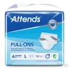 Slip absorbant Attends Pant Pull-ons 6 gouttes x18 - Taille L