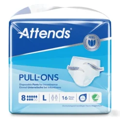Slip absorbant Attends Pant Pull-ons 8 gouttes x16 - Taille L
