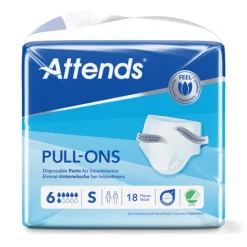 Slip absorbant Attends Pants Pull-ons 6 gouttes Taille S