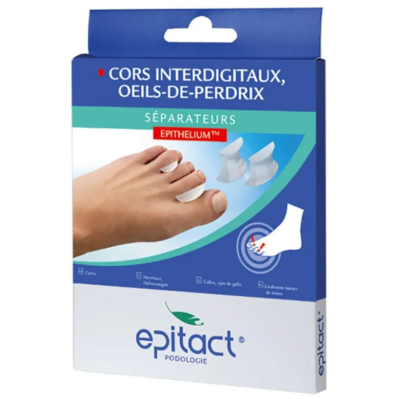 Séparateurs d'orteils Epitact - Grande Taille x4