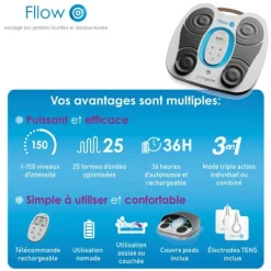 Stimulateur circulatoire Paingone Fllow expert sur batterie