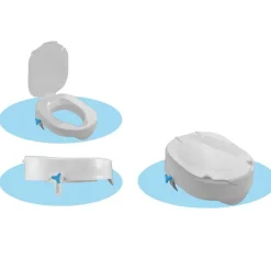 Surélévateur de toilette avec couvercle Méditec