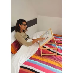 Tablette de lit inclinable